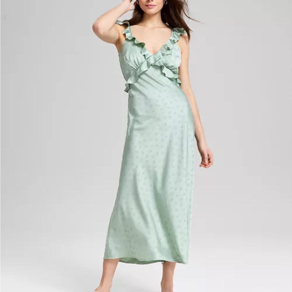 NWT Sage Green Maxi Dress